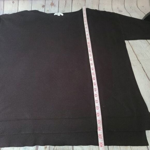 89th + Madison Black Button Shoulder Sweater - Picture 5 of 12